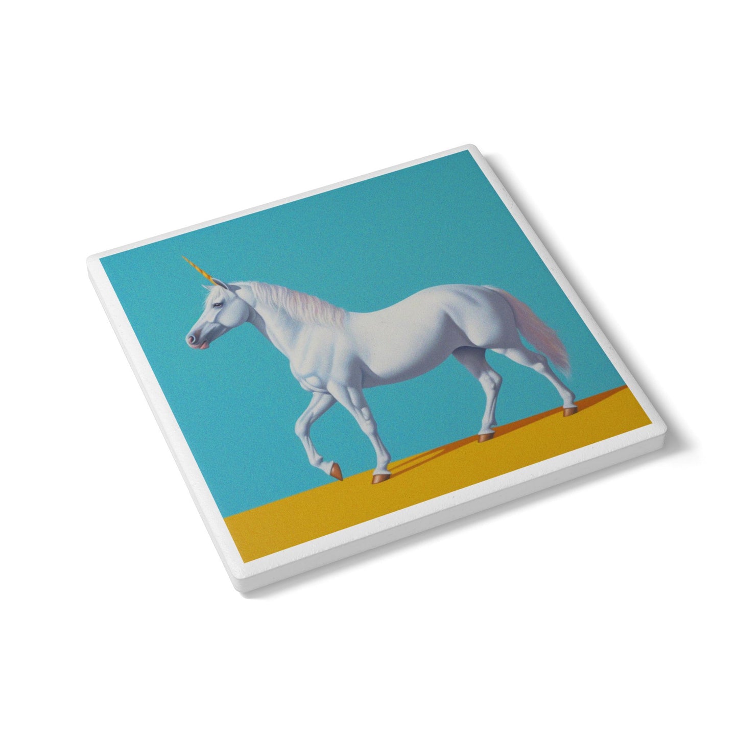 Unicorn Dreams Ceramic Drinks Coaster β Magical Sips Start Here π¦β¨