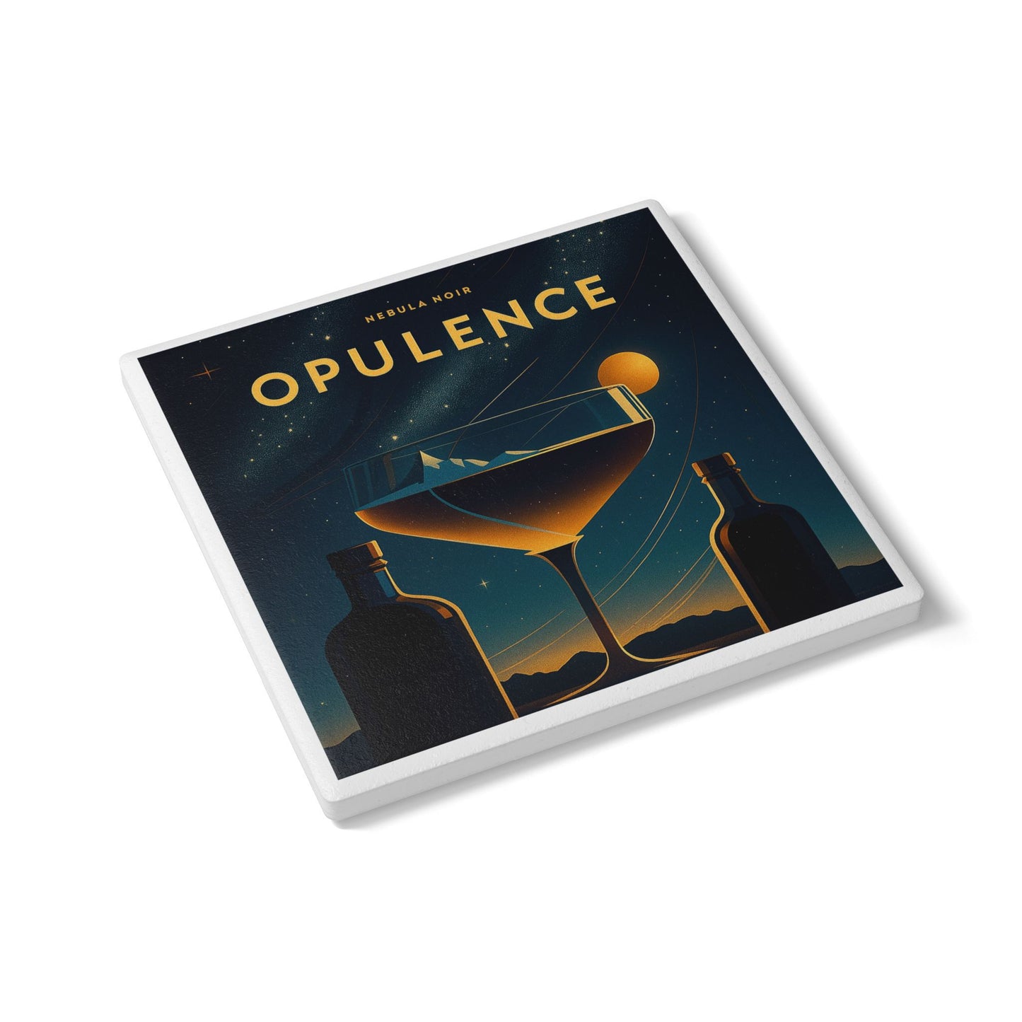 Opulence Ceramic Drinks Coaster – Luxe Barware Décor