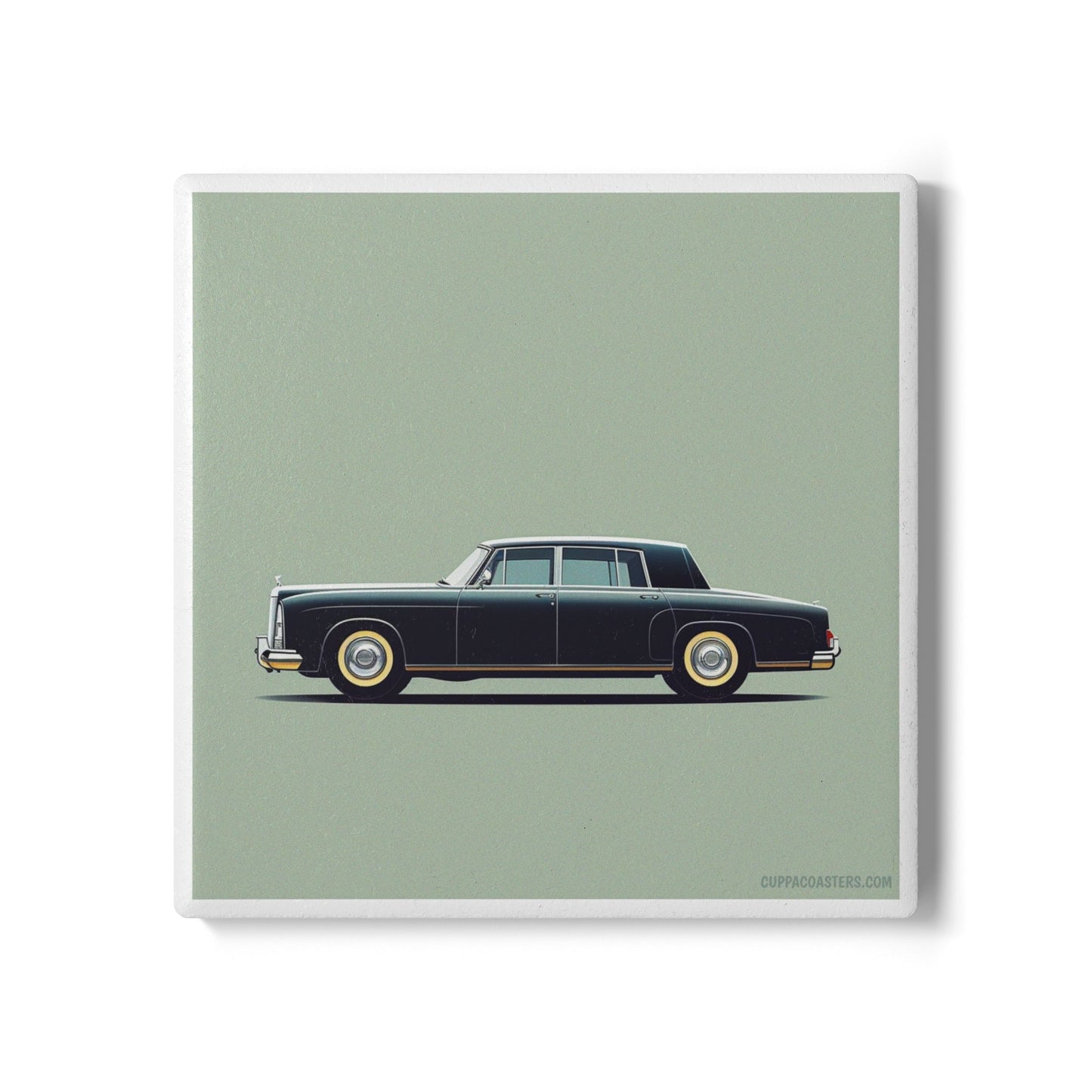 Classic Cruiser Ceramic Coaster β Vintage Ride Edition ππ