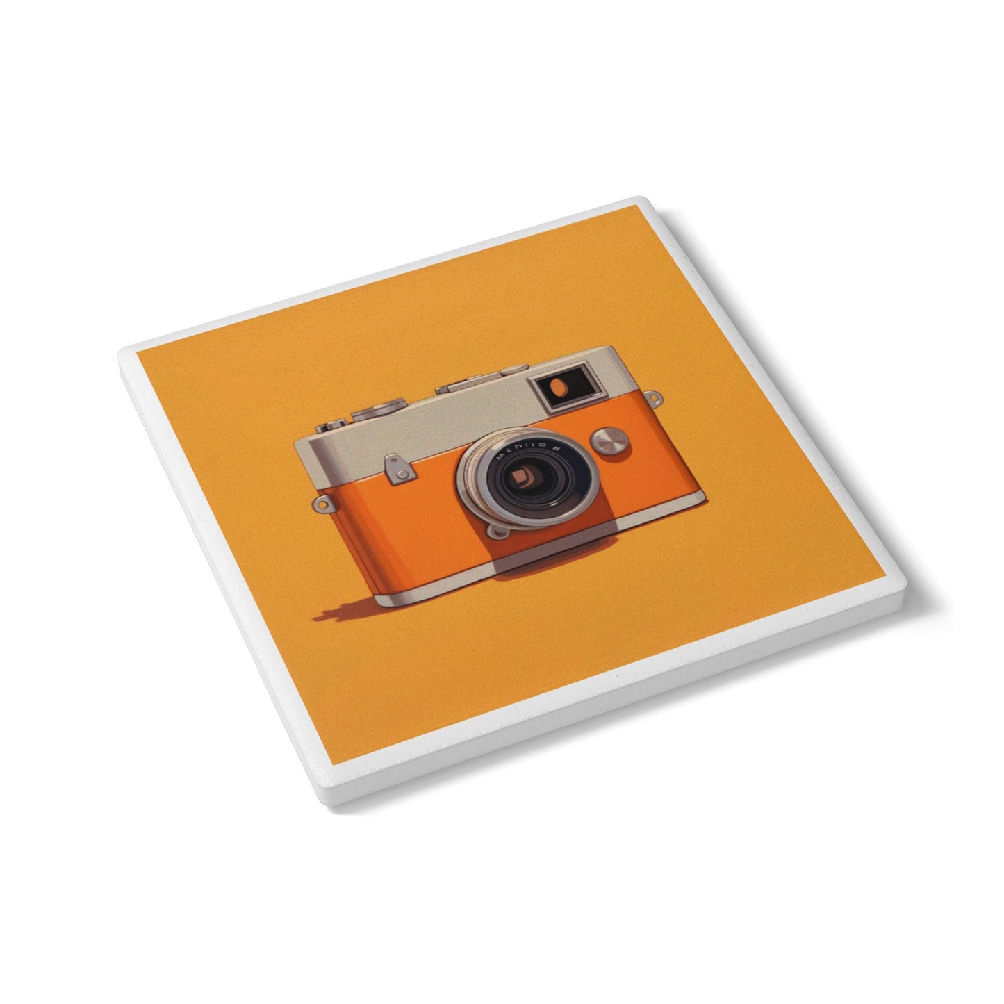 Retro Camera Ceramic Drinks Coaster