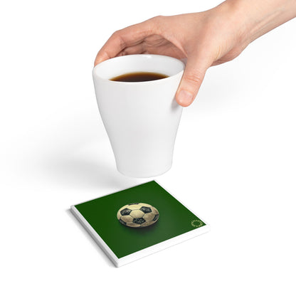 ⚽ Football Ceramic Coaster – The Classic Game