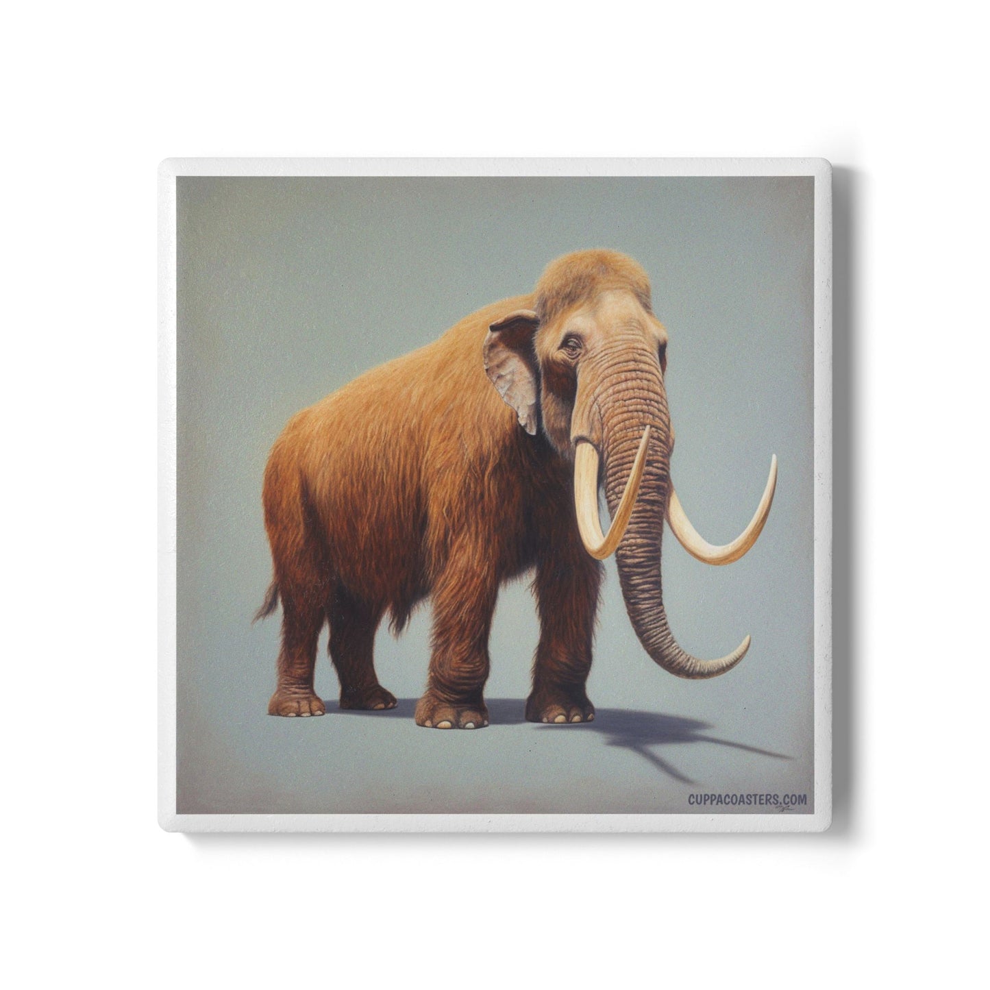 Mammoth Mugmate Ceramic Coaster – Ice Age Icon Edition 🐘☕