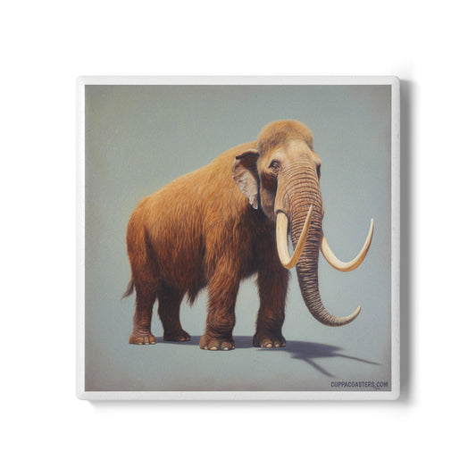 Mammoth Mugmate Ceramic Coaster – Ice Age Icon Edition 🐘☕