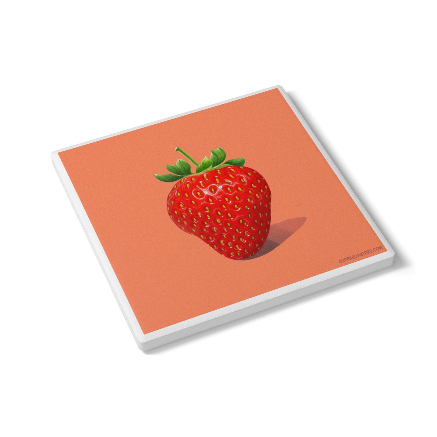 Berry Nice Ceramic Coaster – Sweet & Juicy Edition 🍓☕