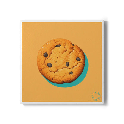 🍪 Cookie Ceramic Coaster – Baked Bliss