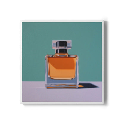 Perfume Bottle Ceramic Coaster – Chic Fragrance Lover Gift