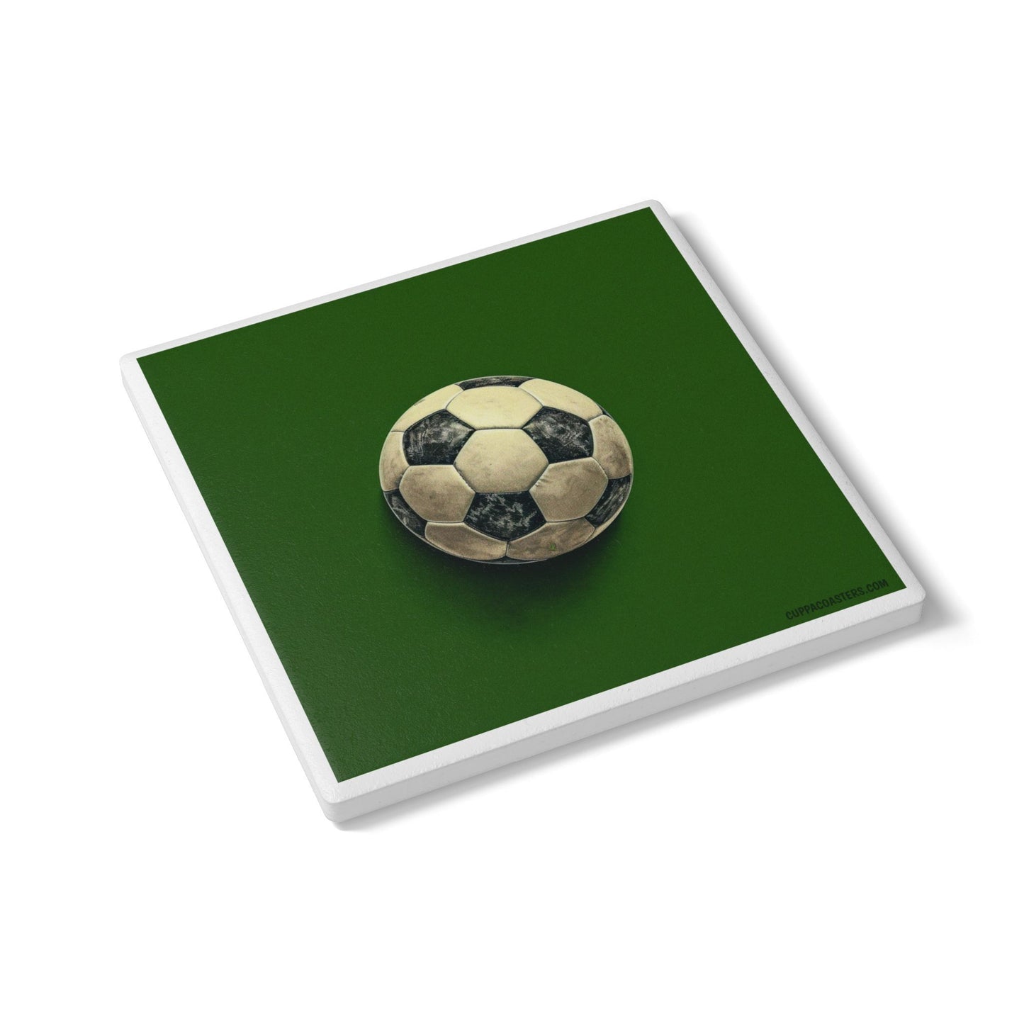 Goal Getter Ceramic Coaster – Kick Back in Style ⚽💚