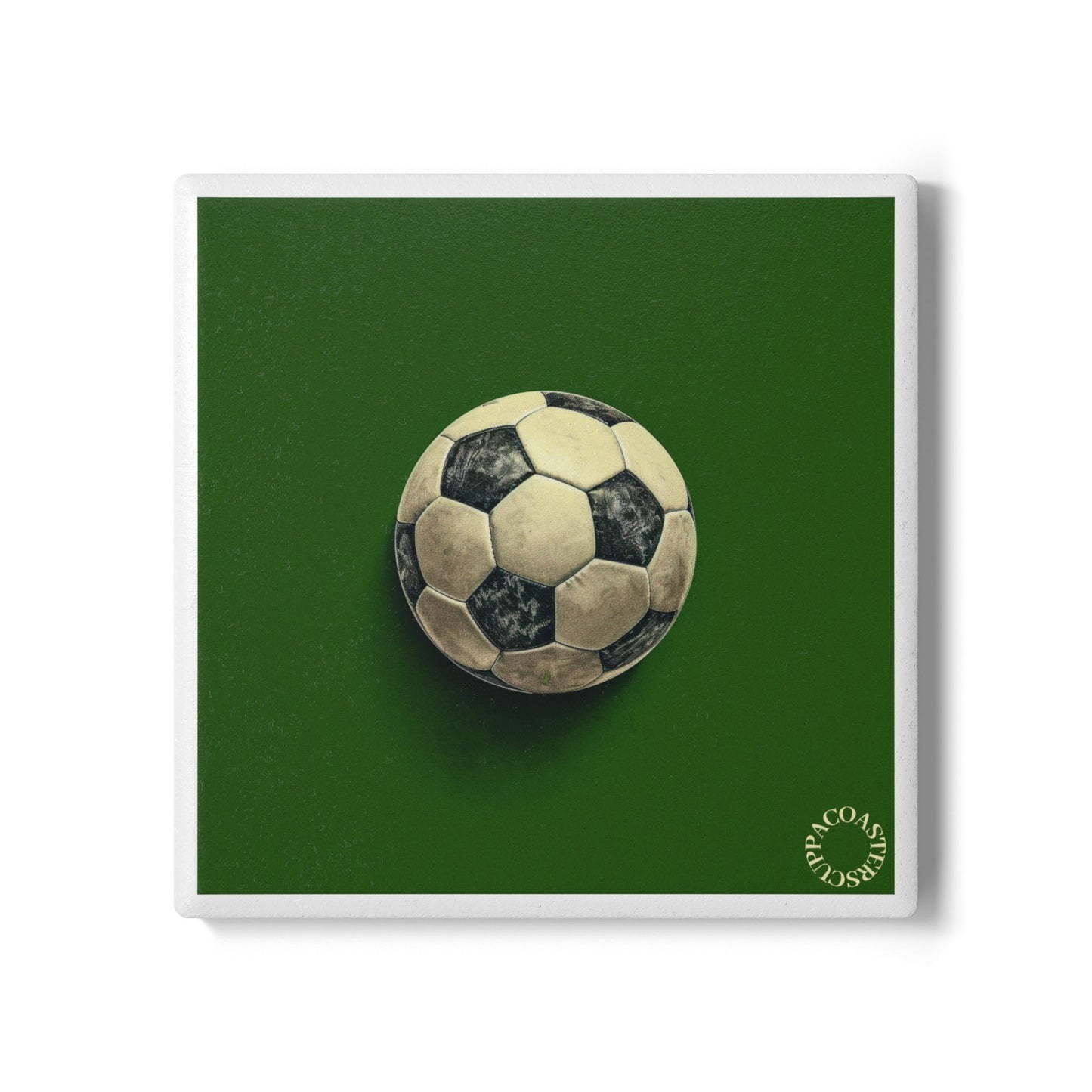 ⚽ Football Ceramic Coaster – The Classic Game