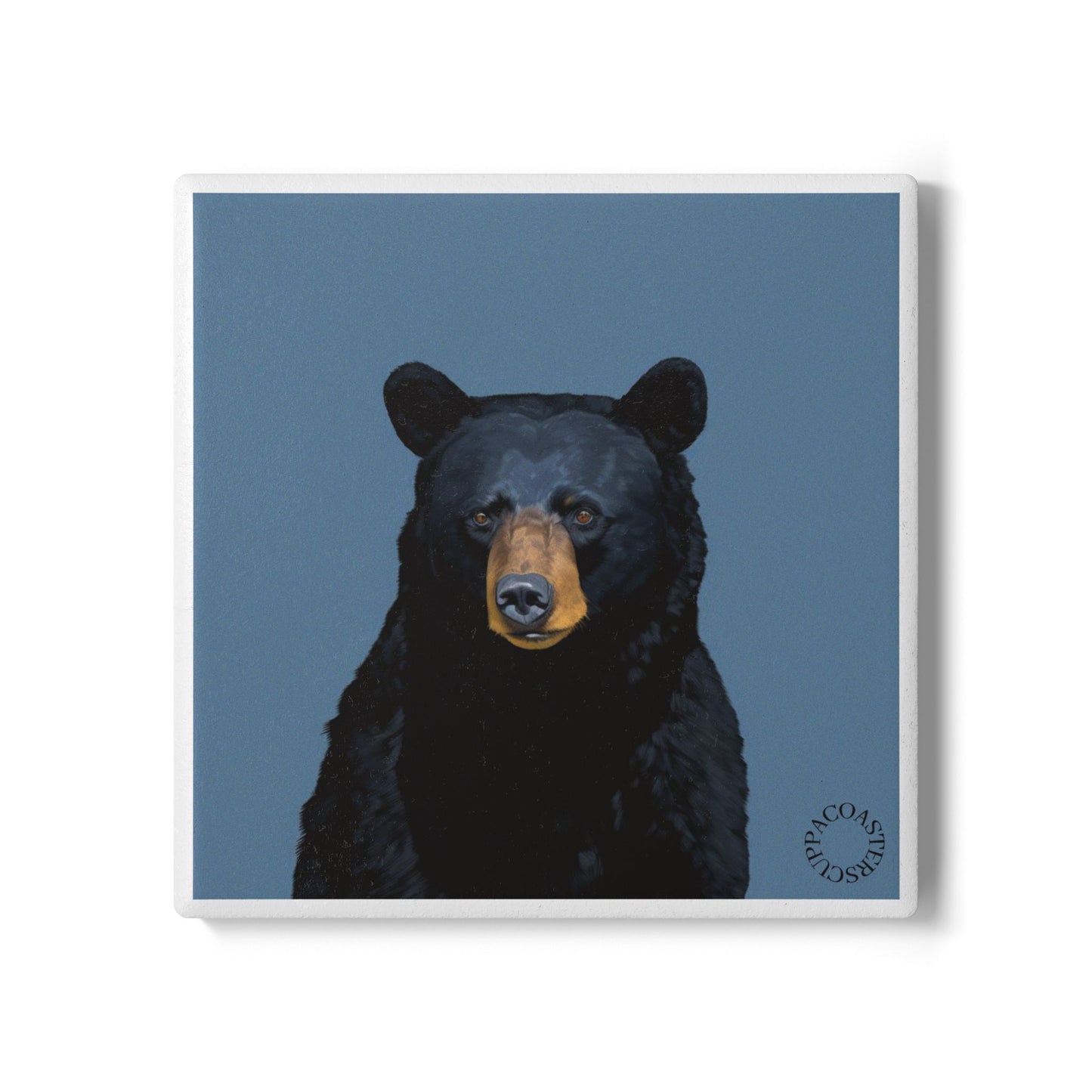 🐻 The “Unbearable” Ceramic Coaster – Strength & Simplicity