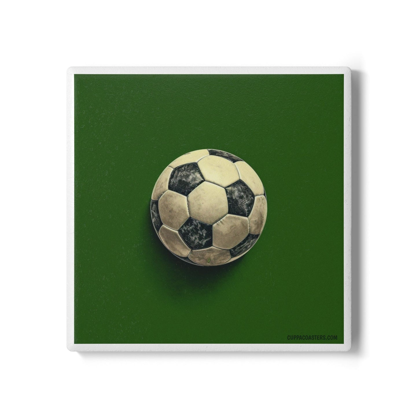 Goal Getter Ceramic Coaster – Kick Back in Style ⚽💚