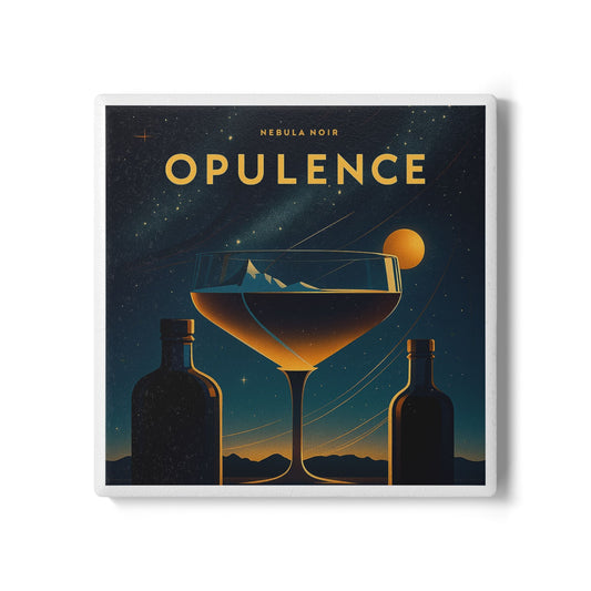 Opulence Ceramic Drinks Coaster – Luxe Barware Décor
